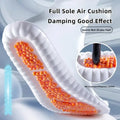 Palmilhas esportivas completas para pés pu almofada de ar sola macia respirável absorção de choque tênis de corrida almofada para palmilha de suporte de arco