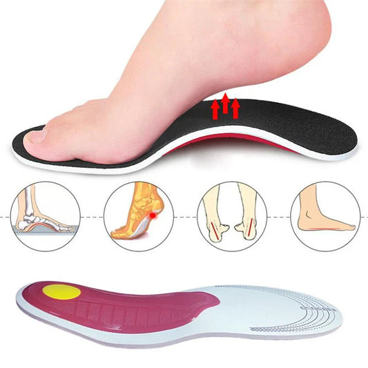 Premium Orthotic High Arch Support Insoles Gel Pad Arch Support Flat Feet For Women / Men orthopedic Foot pain Relief Cushion